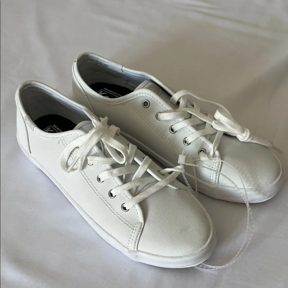 Keds Classic White Sneakers with Memory Foam